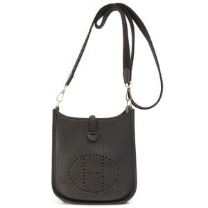 Hermes Evelyn TPM Taurillon Shoulder Bag Taurillon Black